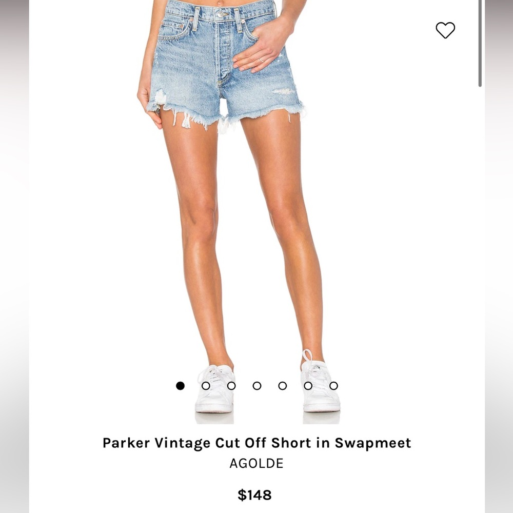 Parker vintage cutoff short in swapmeet